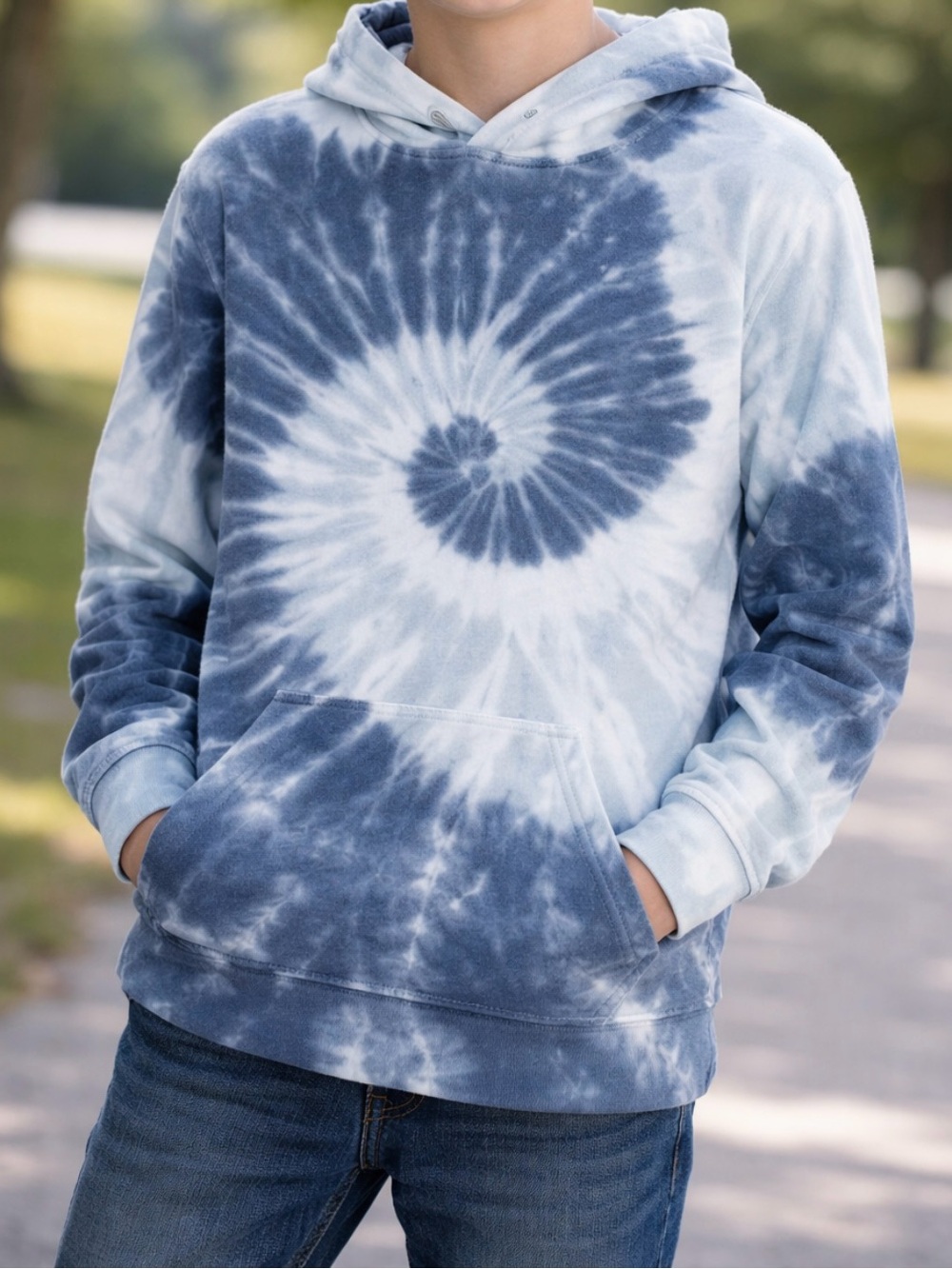 Old Navy BOYS Garment-Dyed French Terry Pullover Hoodie For Boys XL (14/16)